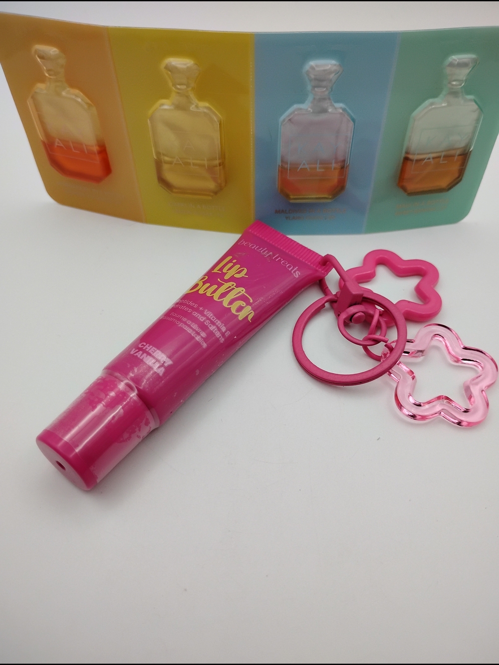 KAYALI Vacay in a Bottle Miniature Set With A Cherry Vannila Lip Balm